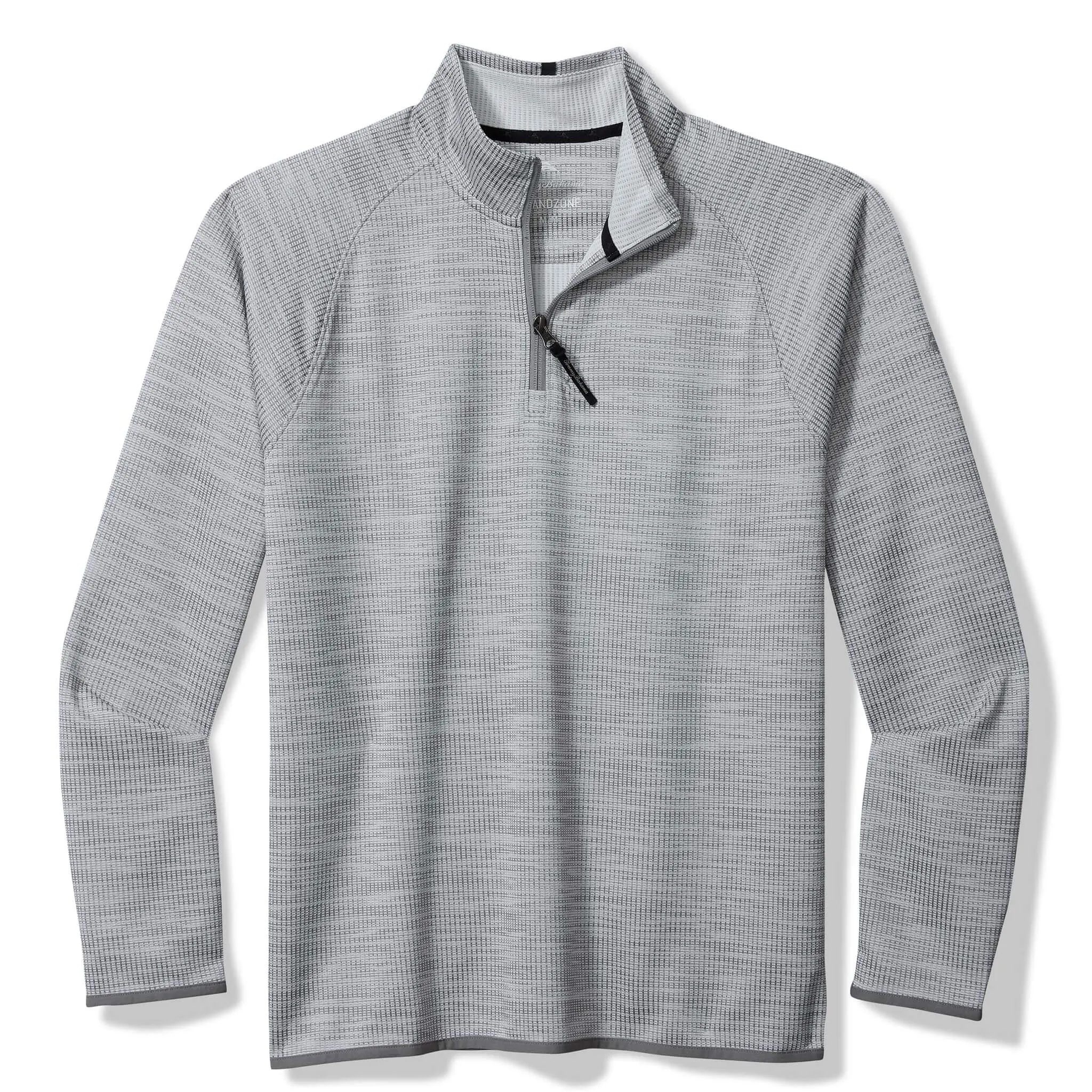 Tommy Bahama Men's IslandZone Palm Pro Half Zip Pullover Sweater - Bala Shark Mens Tommy Bahama