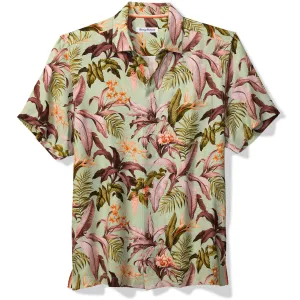 Tommy Bahama Men's Jaded Blooms Silk Camp Shirt - Misty Jade Tommy Bahama Clothing