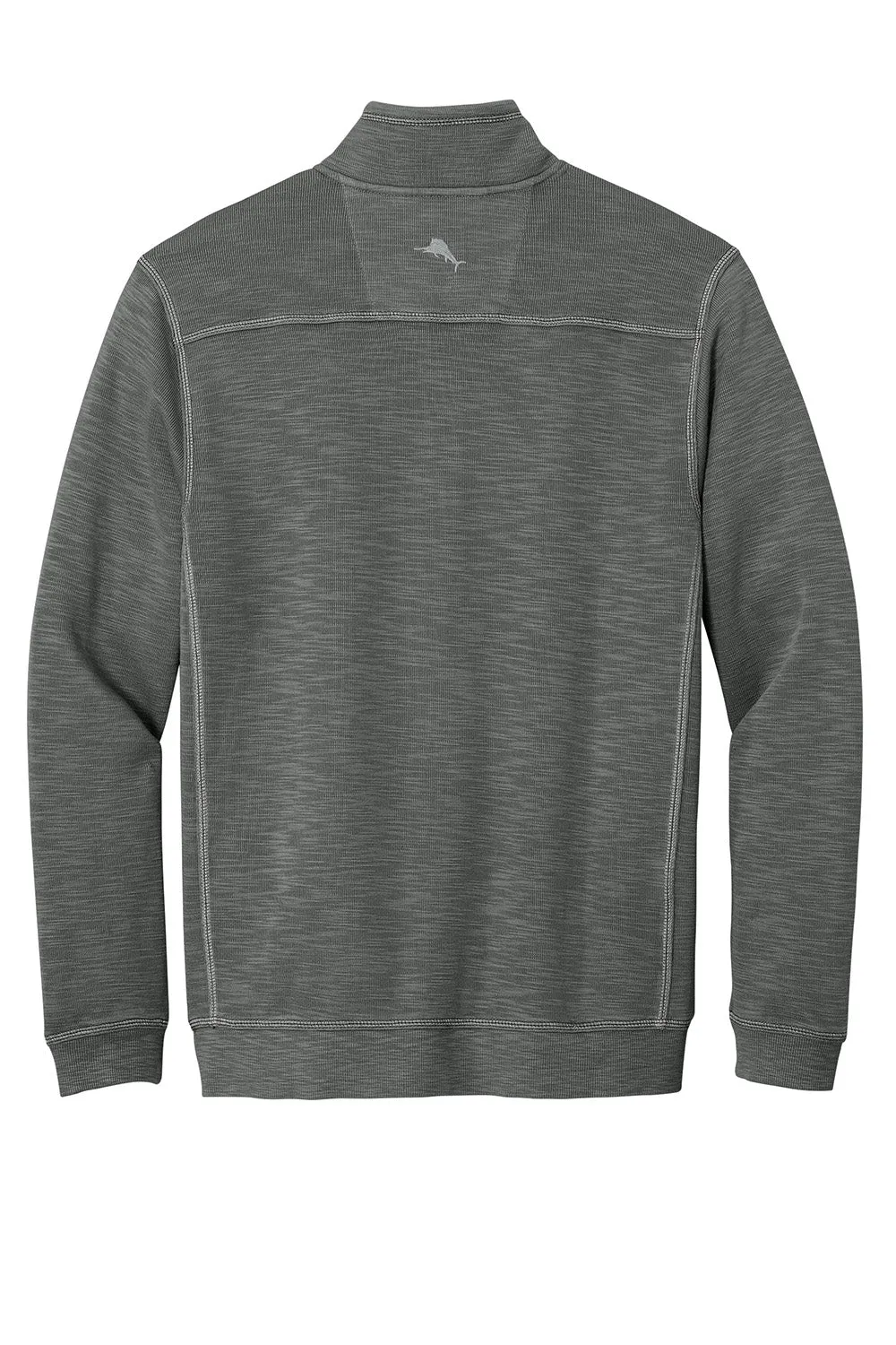 Tommy Bahama Mens Tobago Bay 1/4 Zip Sweatshirt - Cave Grey