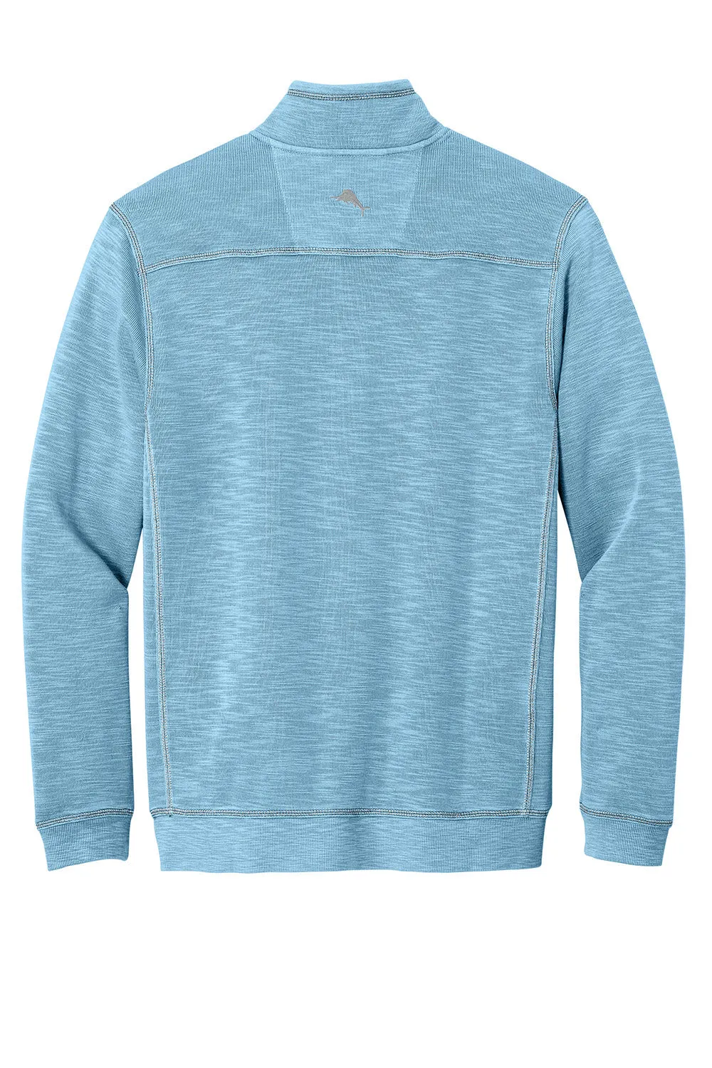 Tommy Bahama Mens Tobago Bay 1/4 Zip Sweatshirt - Light Sky Blue