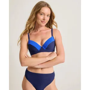 Tommy Bahama Ocean Point Colorblock Underwire Bra Top - Mare Navy Tommy Bahama Clothing