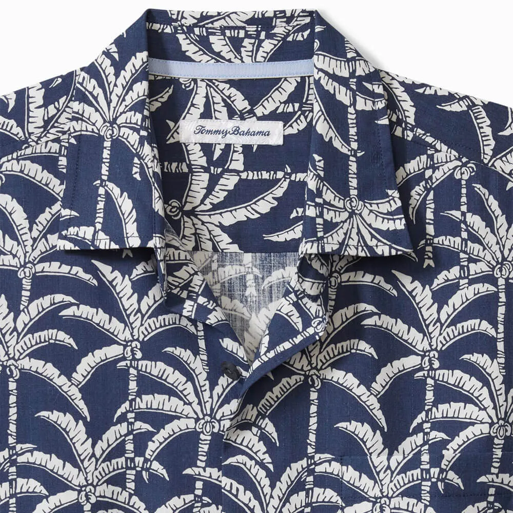 Tommy Bahama Palm Party Camp Shirt - Bering Blue Tommy Bahama Clothing