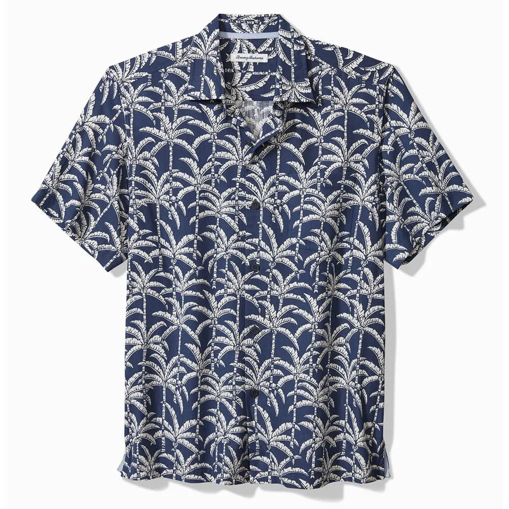 Tommy Bahama Palm Party Camp Shirt - Bering Blue Tommy Bahama Clothing