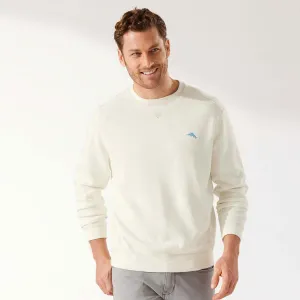 Tommy Bahama Tobago Bay Crew Sweater - Coconut Mens Tommy Bahama