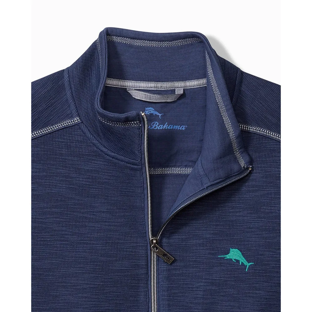 Tommy Bahama Tobago Bay Full Zip Jacket - Island Navy Mens Tommy Bahama
