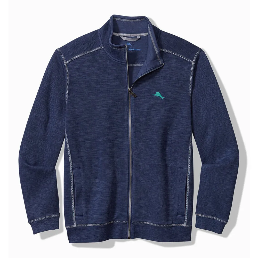 Tommy Bahama Tobago Bay Full Zip Jacket - Island Navy Mens Tommy Bahama
