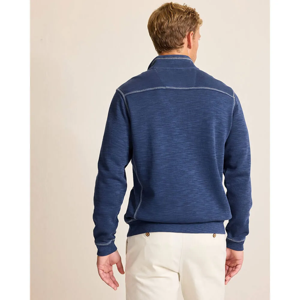 Tommy Bahama Tobago Bay Half Zip Sweater - Island Navy* Mens Tommy Bahama