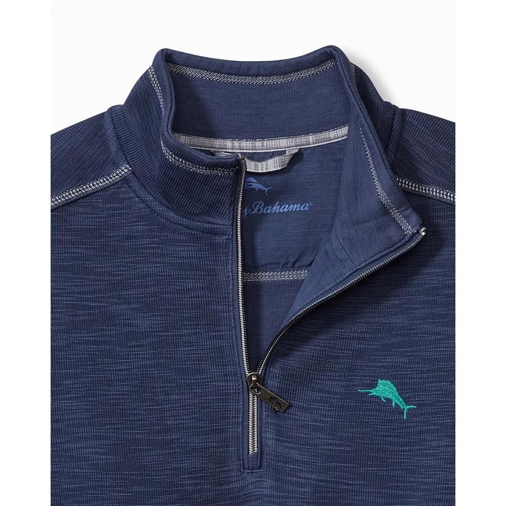 Tommy Bahama Tobago Bay Half Zip Sweater - Island Navy* Mens Tommy Bahama