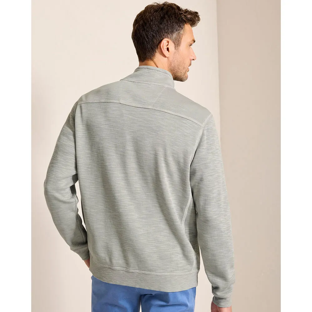 Tommy Bahama Tobago Bay Half Zip Sweater - Smoke Grey Mens Tommy Bahama