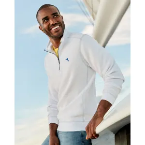 Tommy Bahama Tobago Bay Half Zip Sweater - White* Mens Tommy Bahama