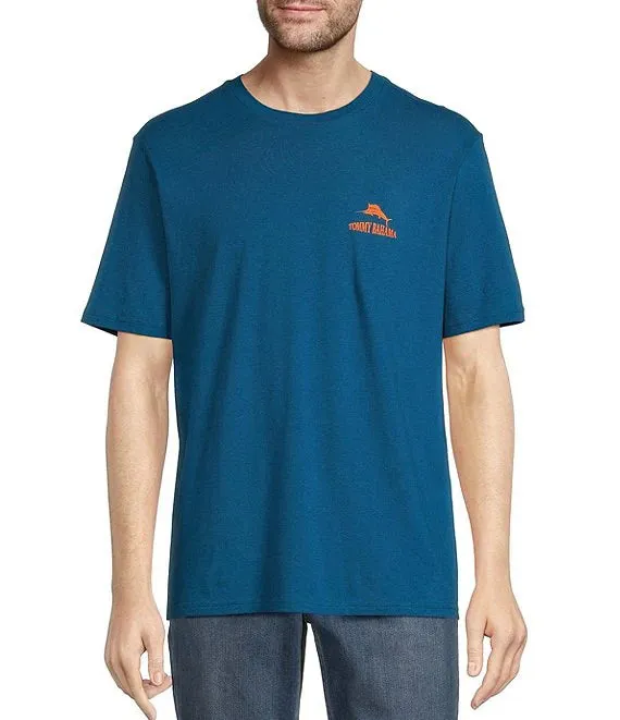 Tommy Bahama Touchdown T-Shirt - Blue Allure Mens Tommy Bahama