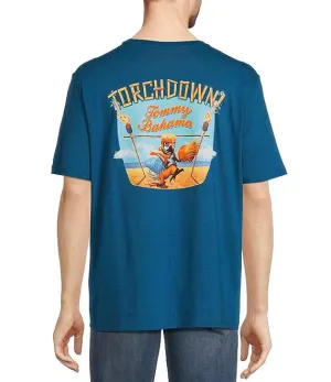 Tommy Bahama Touchdown T-Shirt - Blue Allure Mens Tommy Bahama