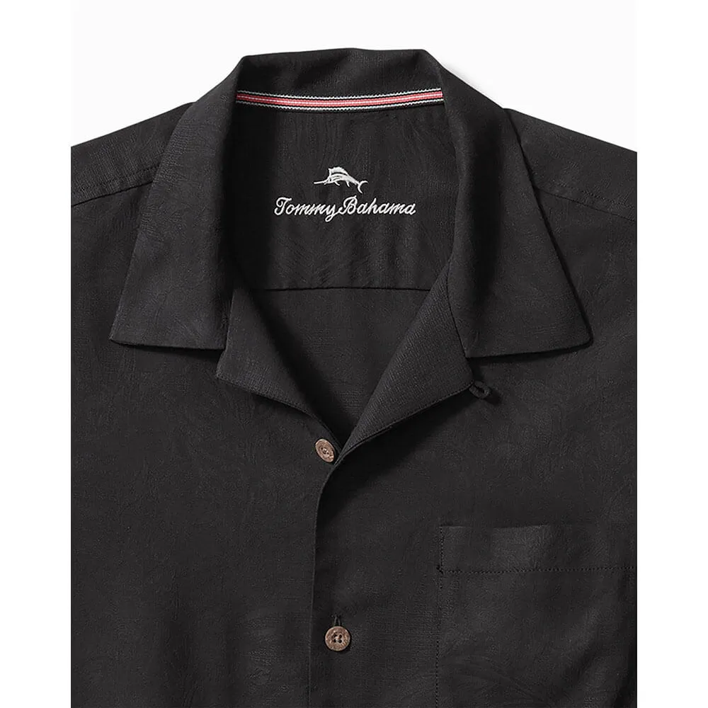 Tommy Bahama Tropic Isle Camp Shirt - Black Tommy Bahama Clothing
