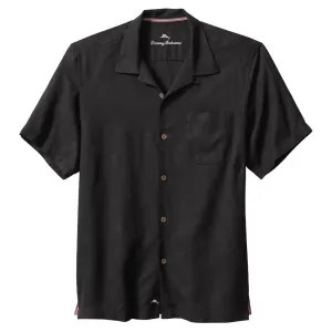 Tommy Bahama Tropic Isle Camp Shirt - Black Tommy Bahama Clothing