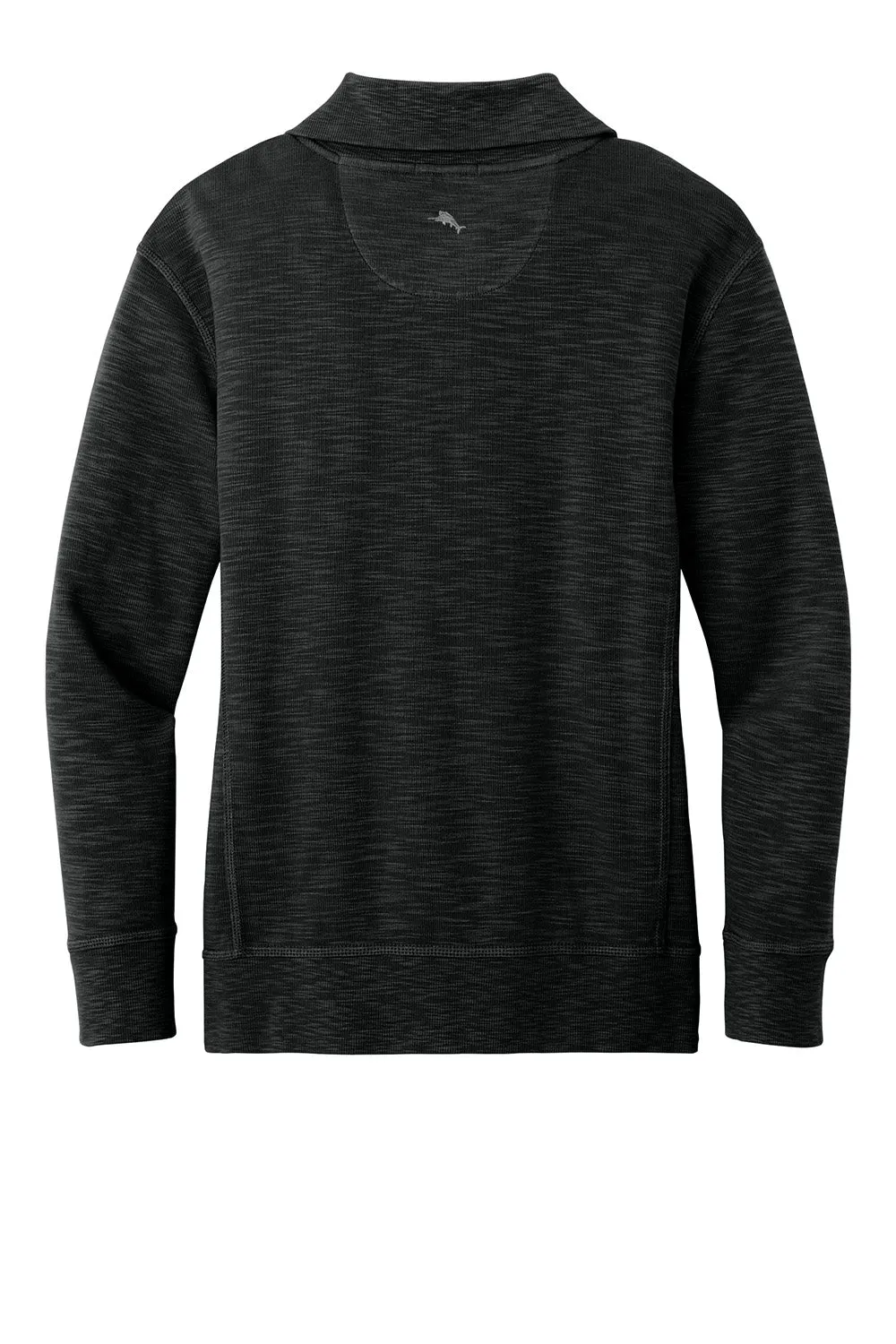 Tommy Bahama Womens Tobago Bay Full Zip Sweatshirt w/ Pockets - Black