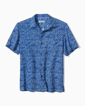 Tommy Bahama Barrier Batik Camp Shirt