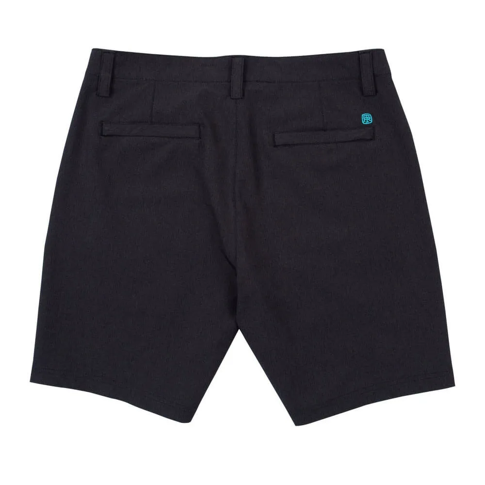 Tori Richard 8-Inch Surf N Turf Shorts - Black Tori Richard Clothing