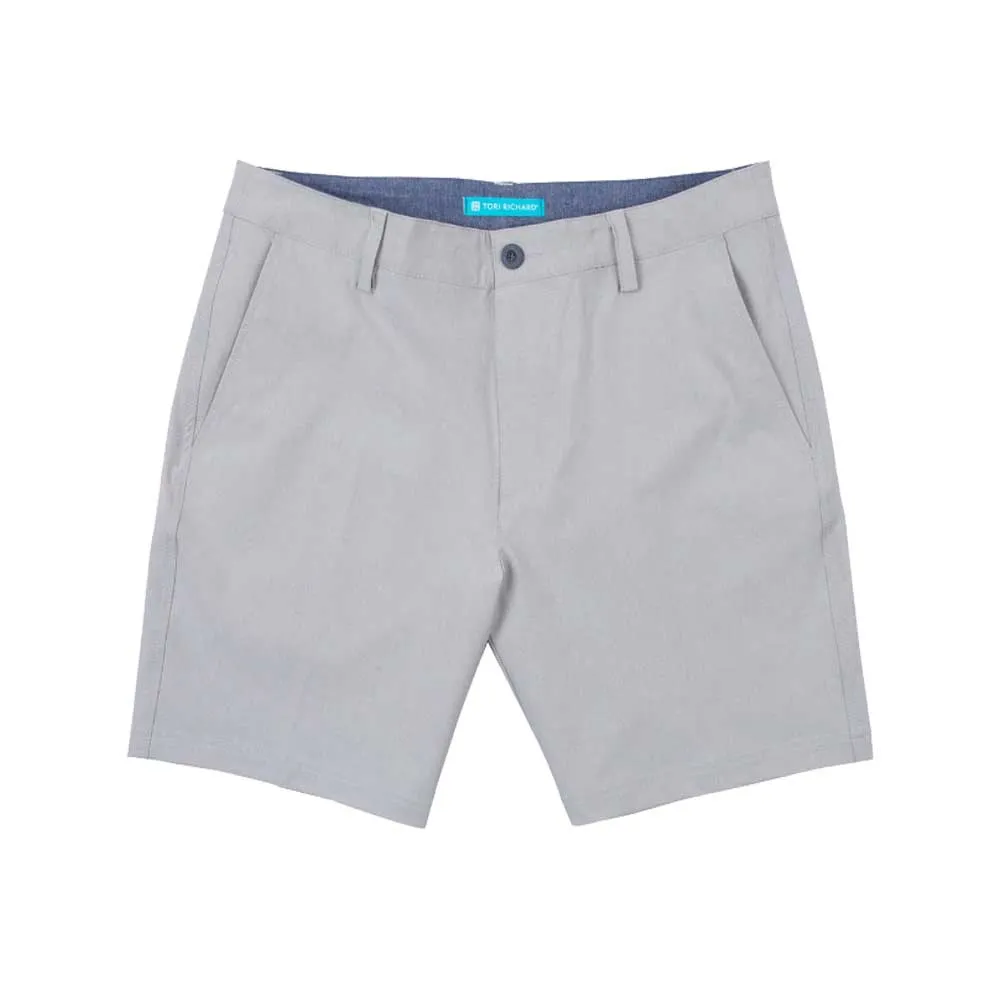 Tori Richard 8-Inch Surf N Turf Shorts - Light Grey Tori Richard Clothing