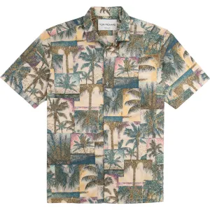 Tori Richard Chromatic Cotton Lawn Camp Shirt - Island Green Tori Richard Clothing