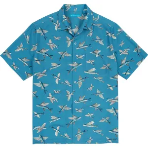 Tori Richard Flight Club Camp Shirt - Marine Tori Richard Clothing