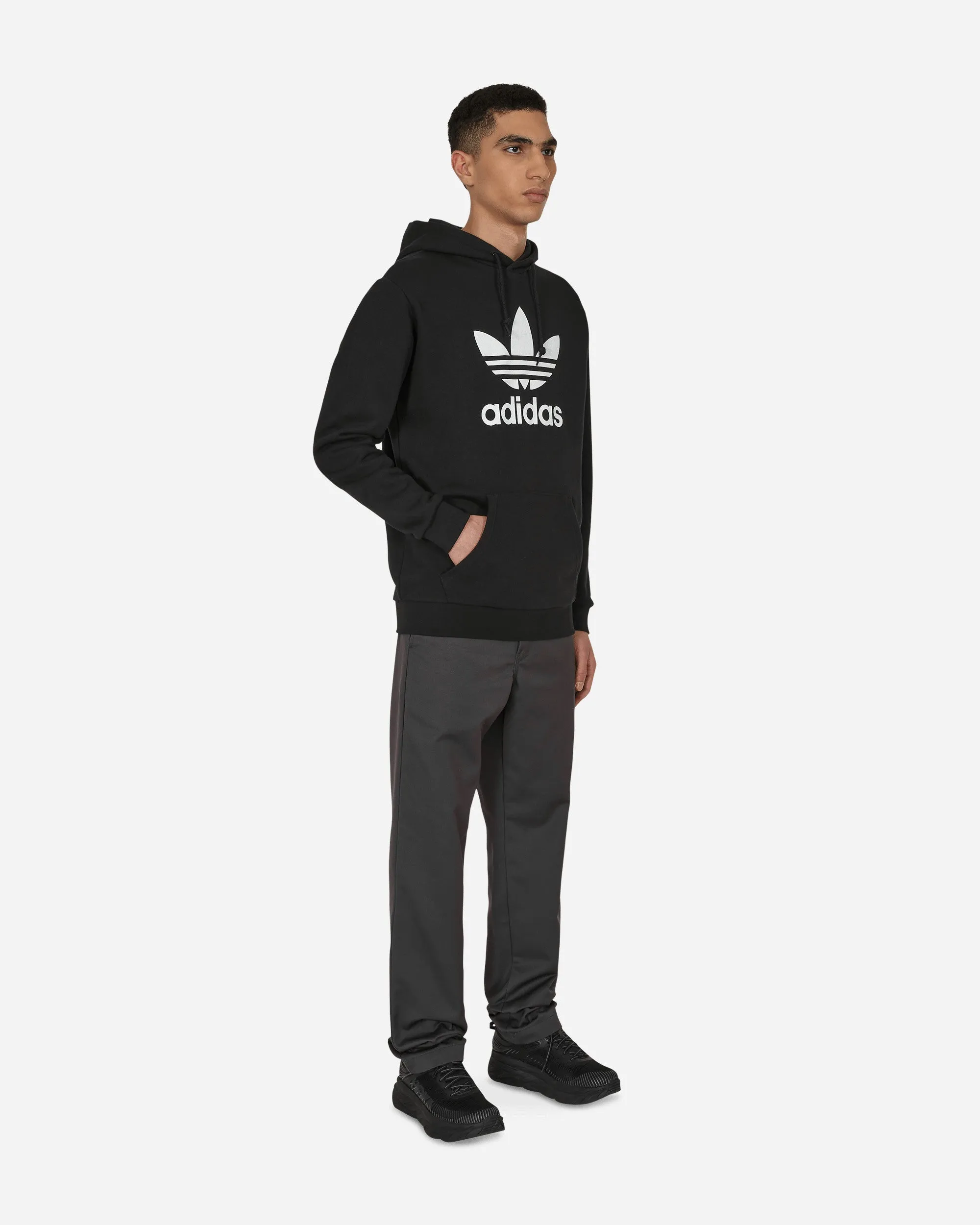 Trefoil Hooded Sweatshirt Black