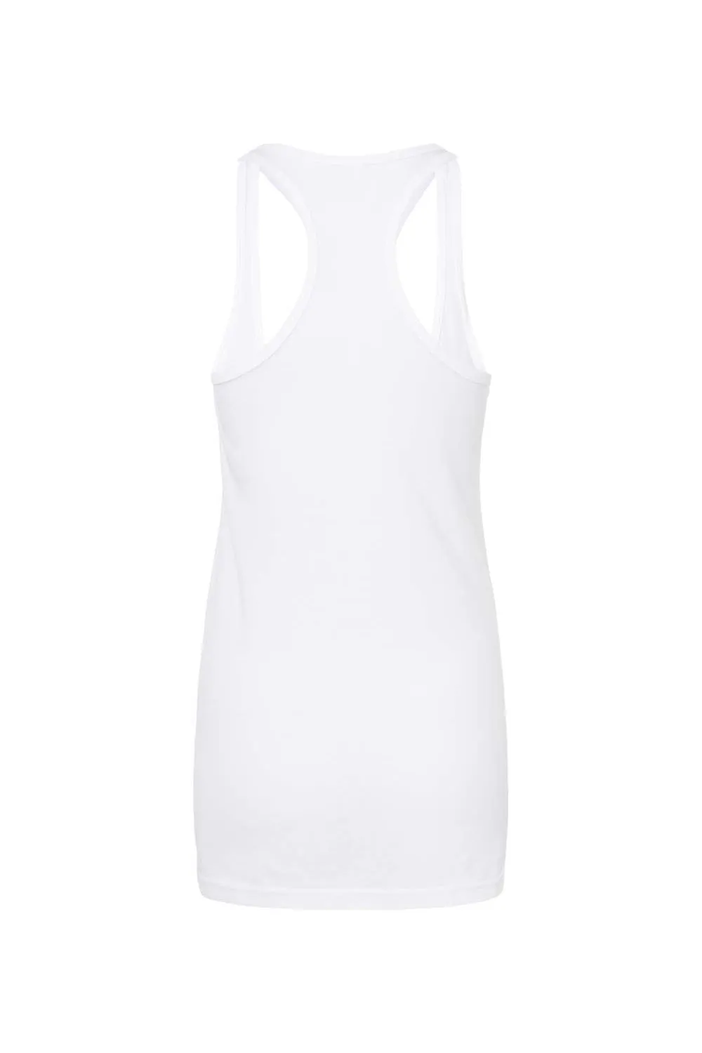 Tultex Womens Poly-Rich Racerback Tank Top - White Clothing Tultex