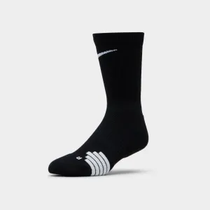 Womens Nike Nike Elite Crew Basketball Socks Black / White - White
