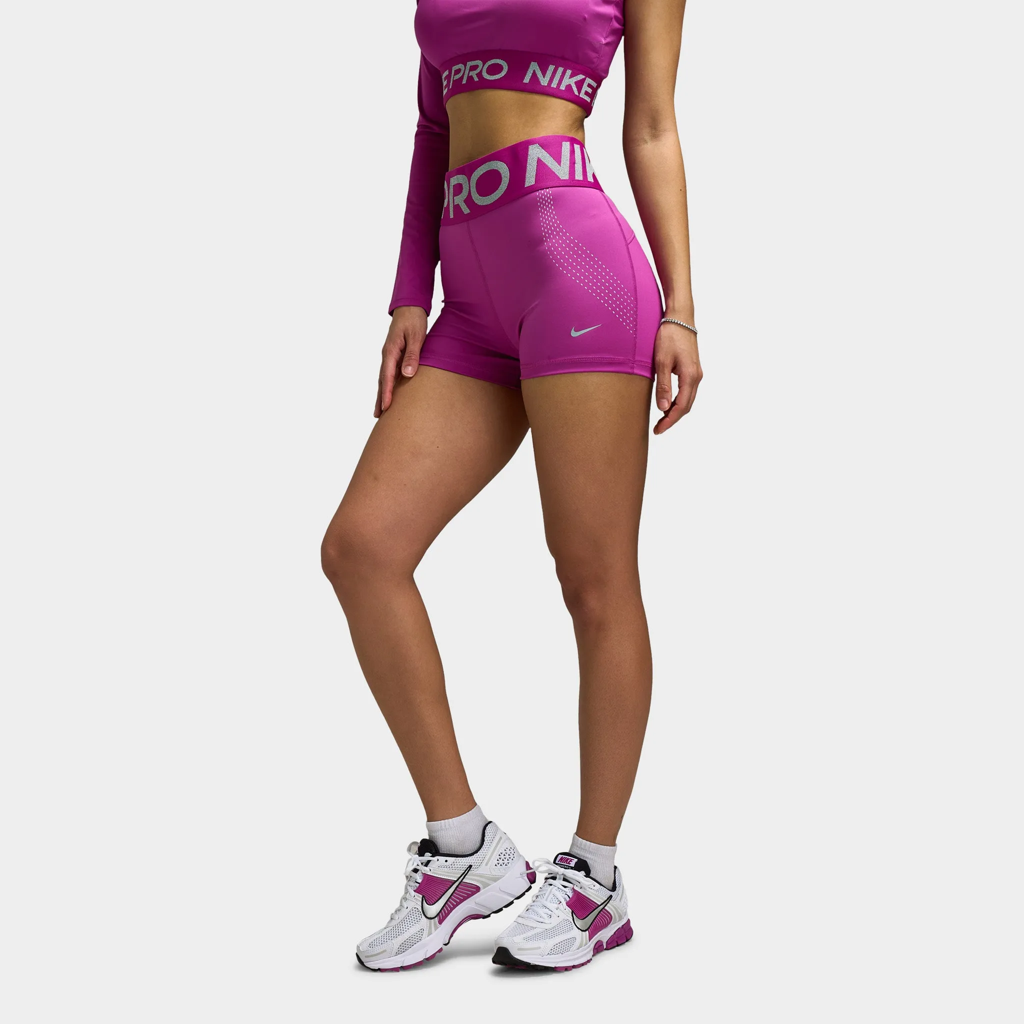 Womens Nike Nike Pro Sculpt Women's Dri-FIT 3" High-Rise Shorts / Pink