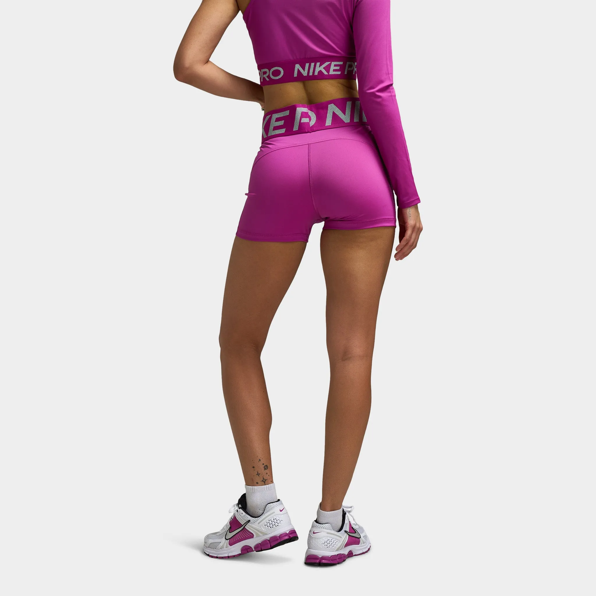 Womens Nike Nike Pro Sculpt Women's Dri-FIT 3" High-Rise Shorts / Pink