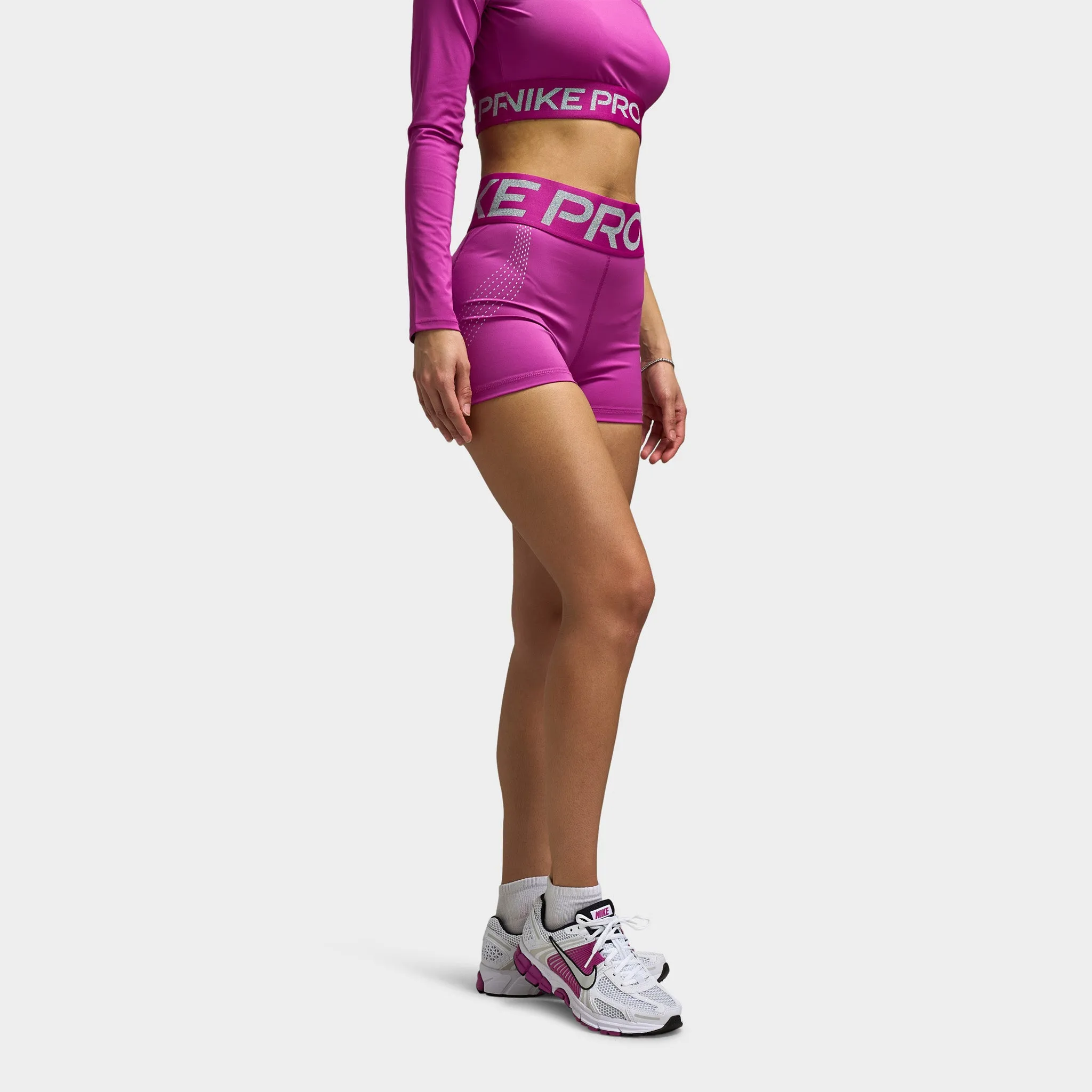 Womens Nike Nike Pro Sculpt Women's Dri-FIT 3" High-Rise Shorts / Pink