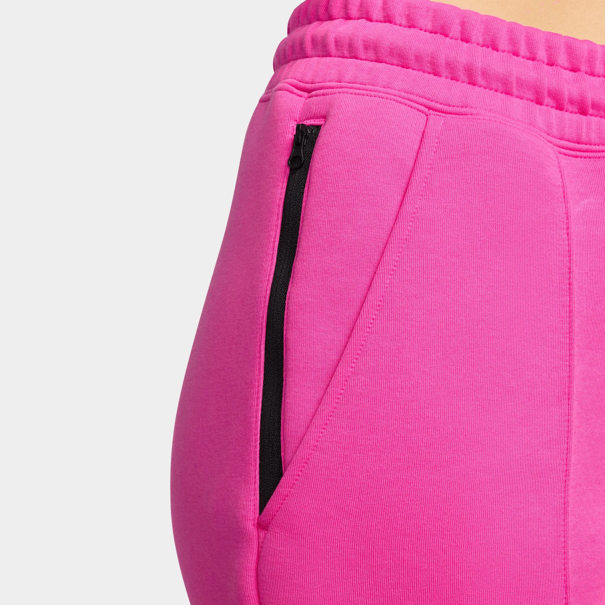 Womens Nike Nike Sportswear Women's Mid-Rise Tech Fleece Joggers Alchemy Pink / Black