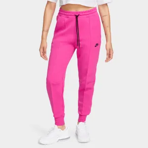 Womens Nike Nike Sportswear Women's Mid-Rise Tech Fleece Joggers Alchemy Pink / Black