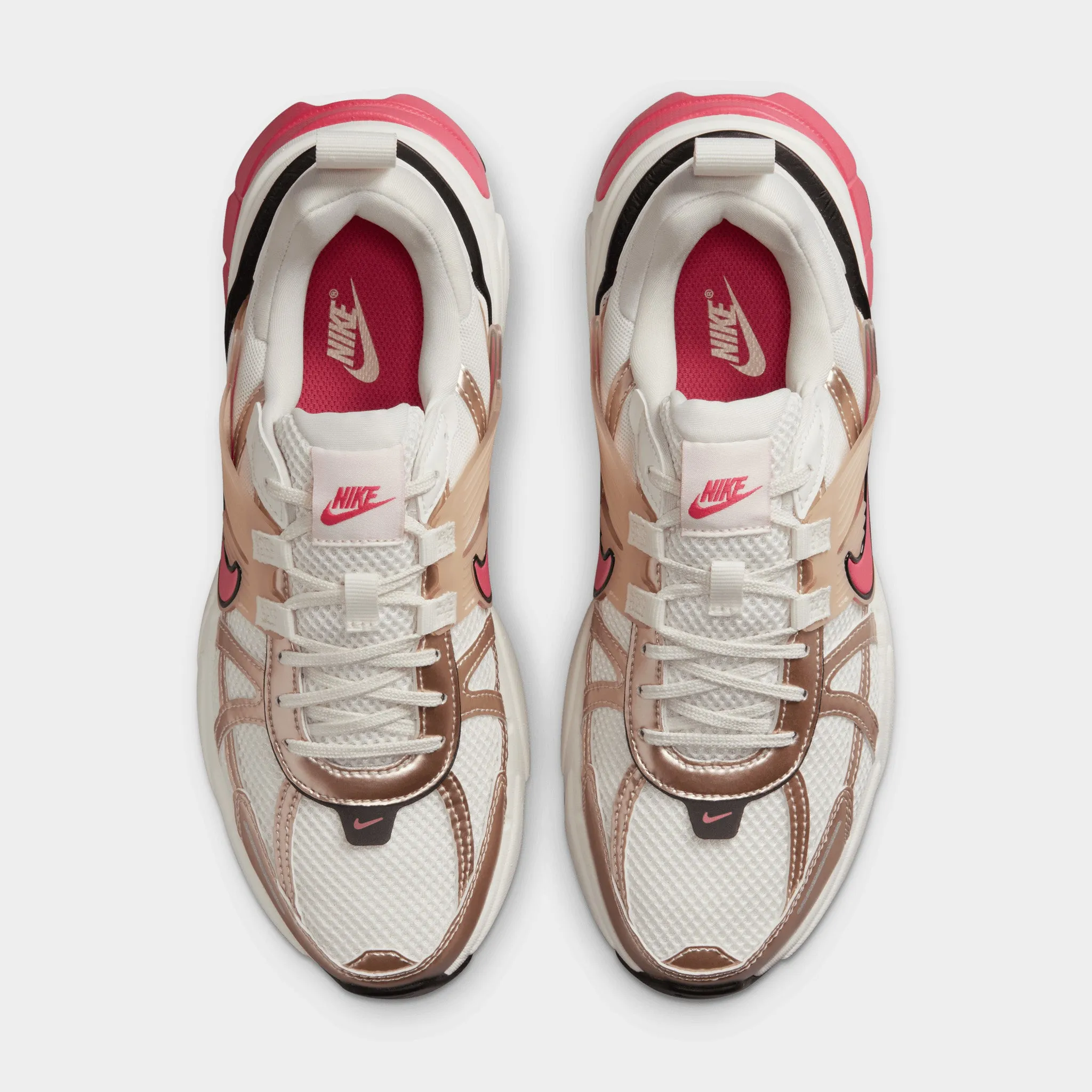 Womens Nike Nike Women's V2K Run Guava Ice / Metallic Silver - Aster Pink