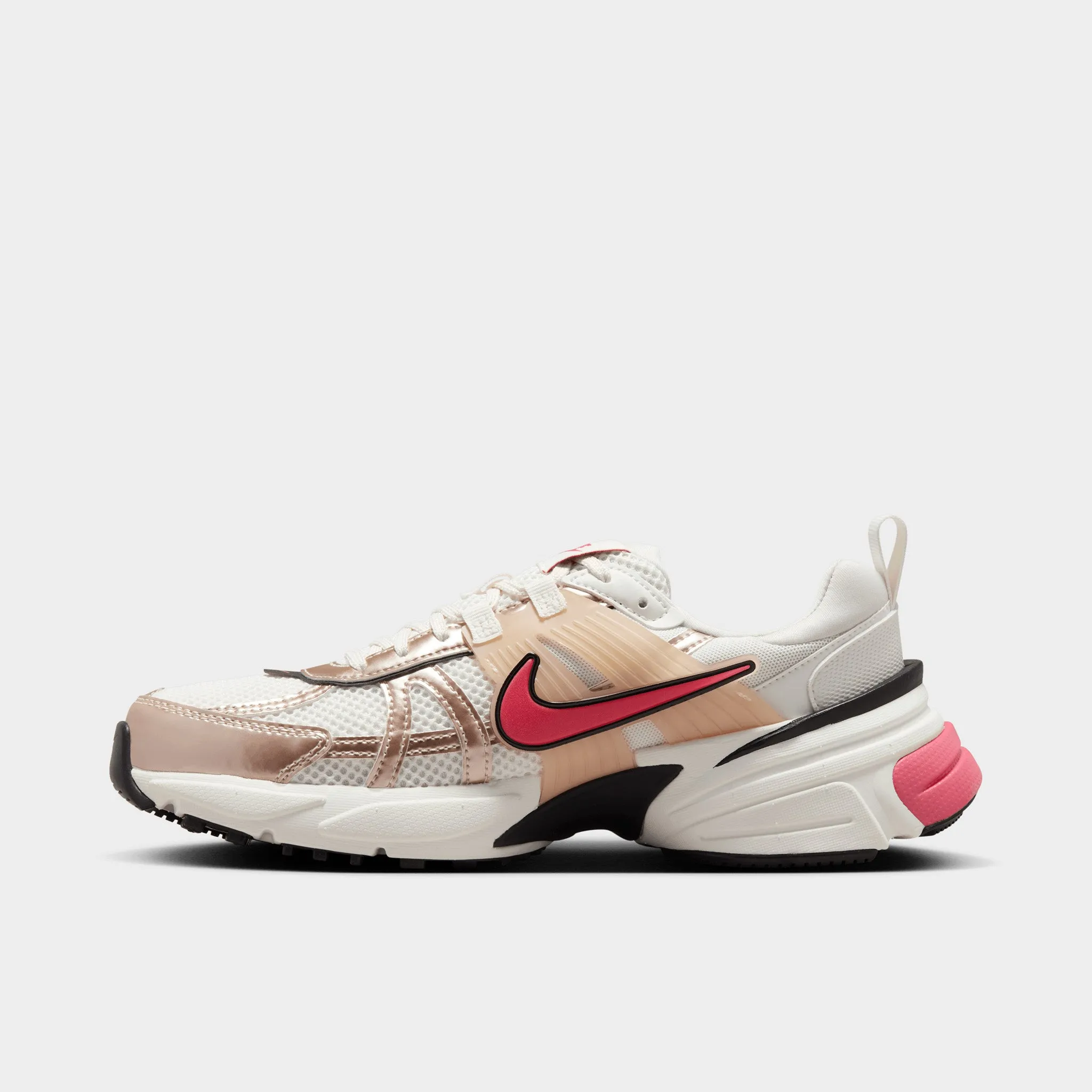 Womens Nike Nike Women's V2K Run Guava Ice / Metallic Silver - Aster Pink