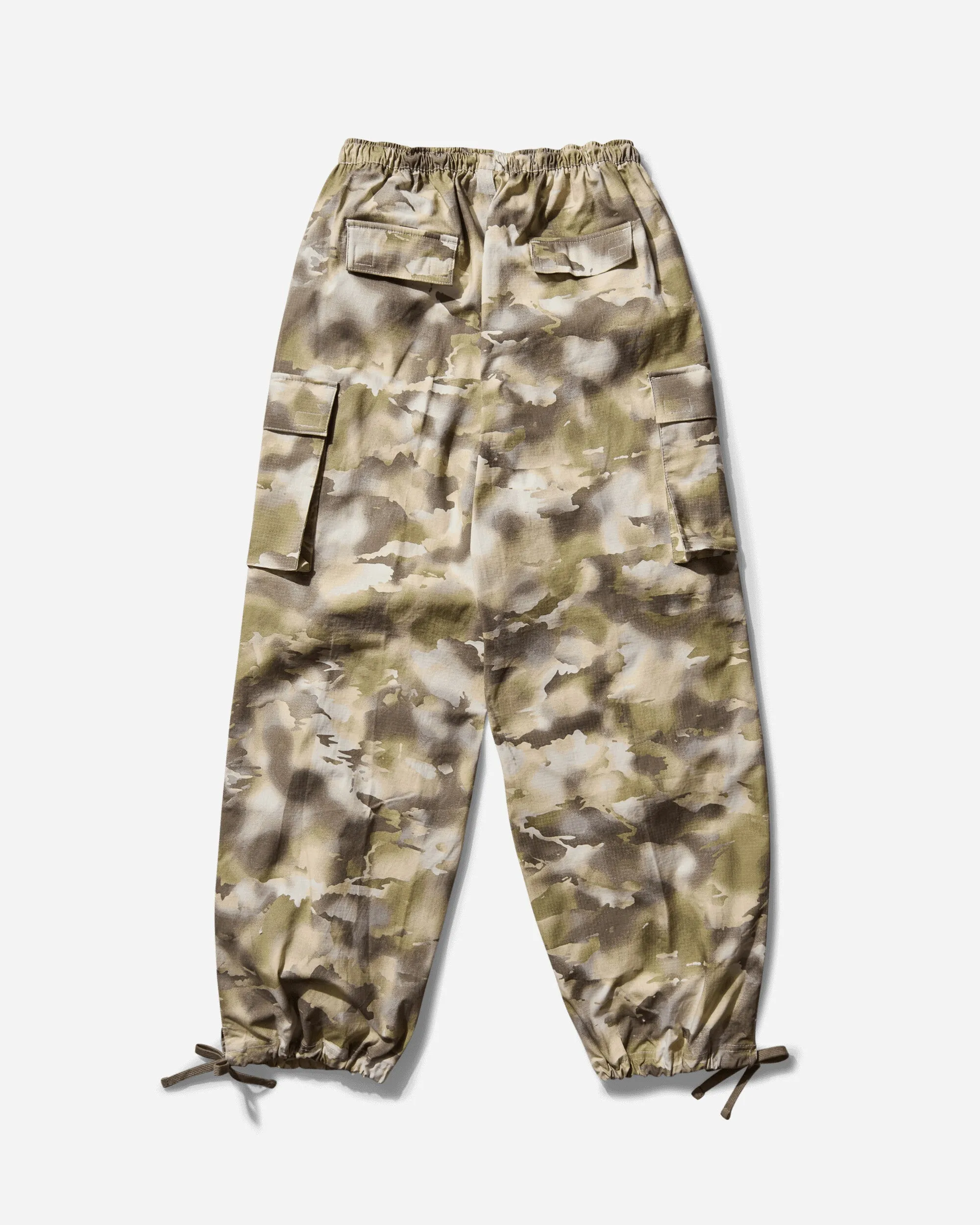 Women's Oversized Camo Cargo Pants Light Orewood Brown / Sail