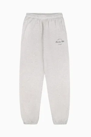 Womens Sporty & Rich Sporty & Rich Beverly Script Sweatpant - Heather Grey