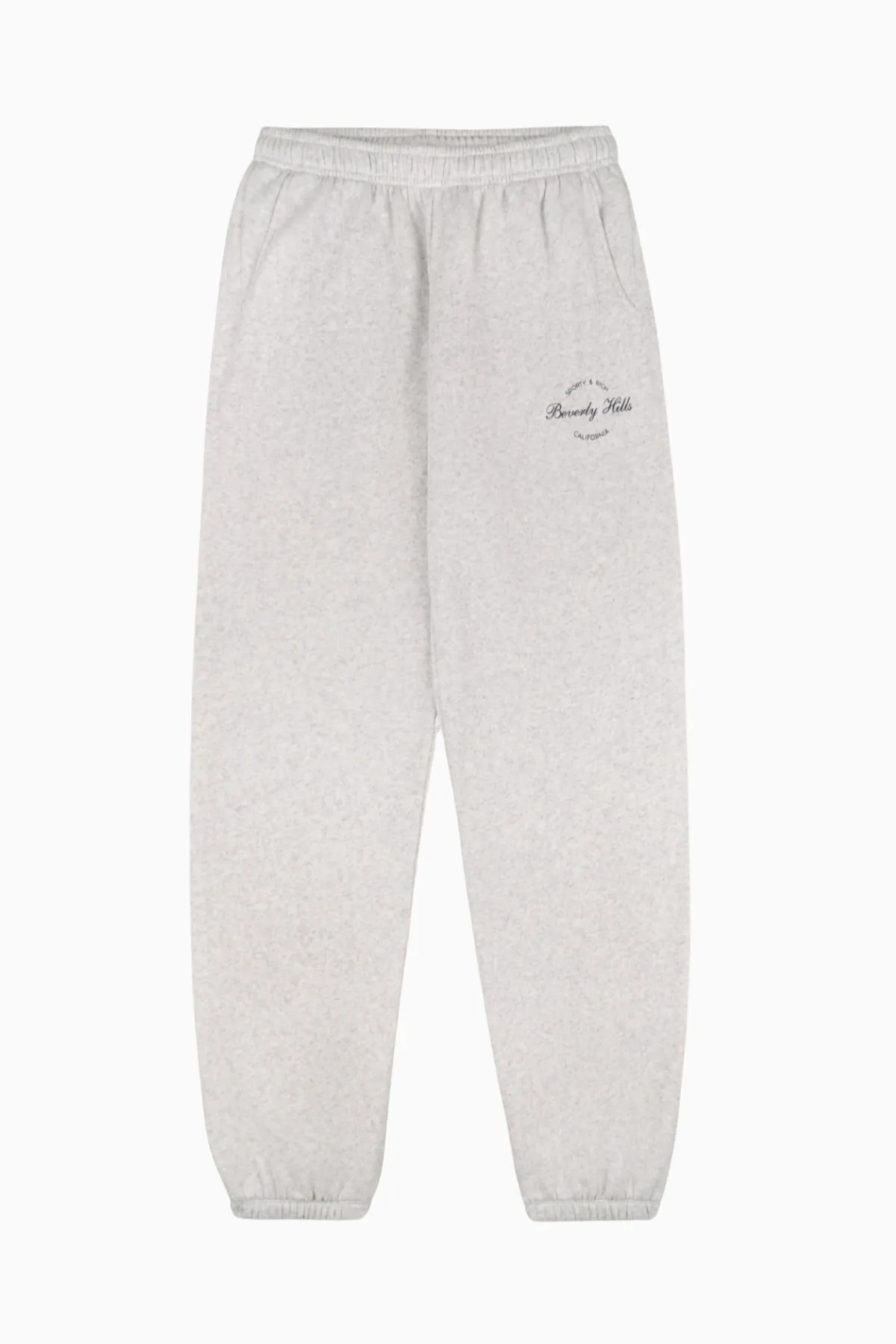 Womens Sporty & Rich Sporty & Rich Beverly Script Sweatpant - Heather Grey