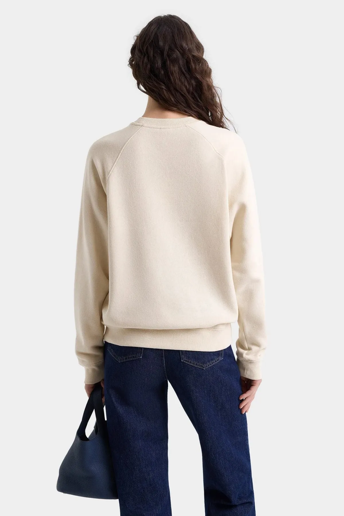 Womens Sporty & Rich Sporty & Rich BH Riding Club Crewneck - Cream