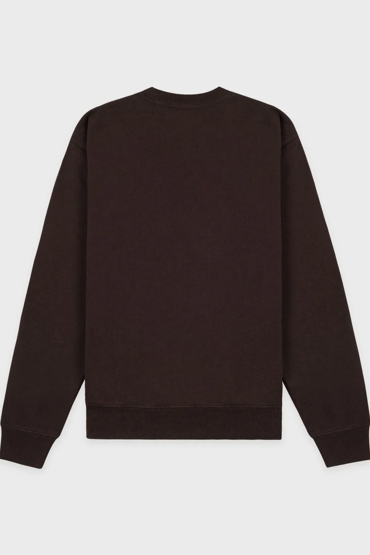 Womens Sporty & Rich Sporty & Rich Bristol Crest 100th Sweatshirt - Chocolate/ Cream