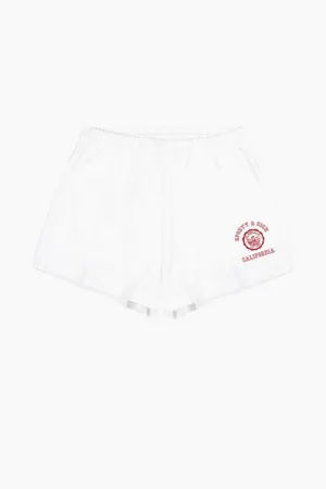 Womens Sporty & Rich Sporty & Rich California Emblem Disco Short - White