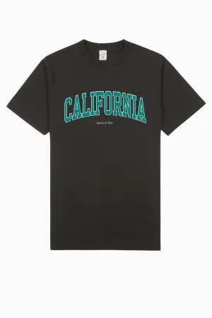 Womens Sporty & Rich Sporty & Rich California T-Shirt - Faded Black/ Spring Green