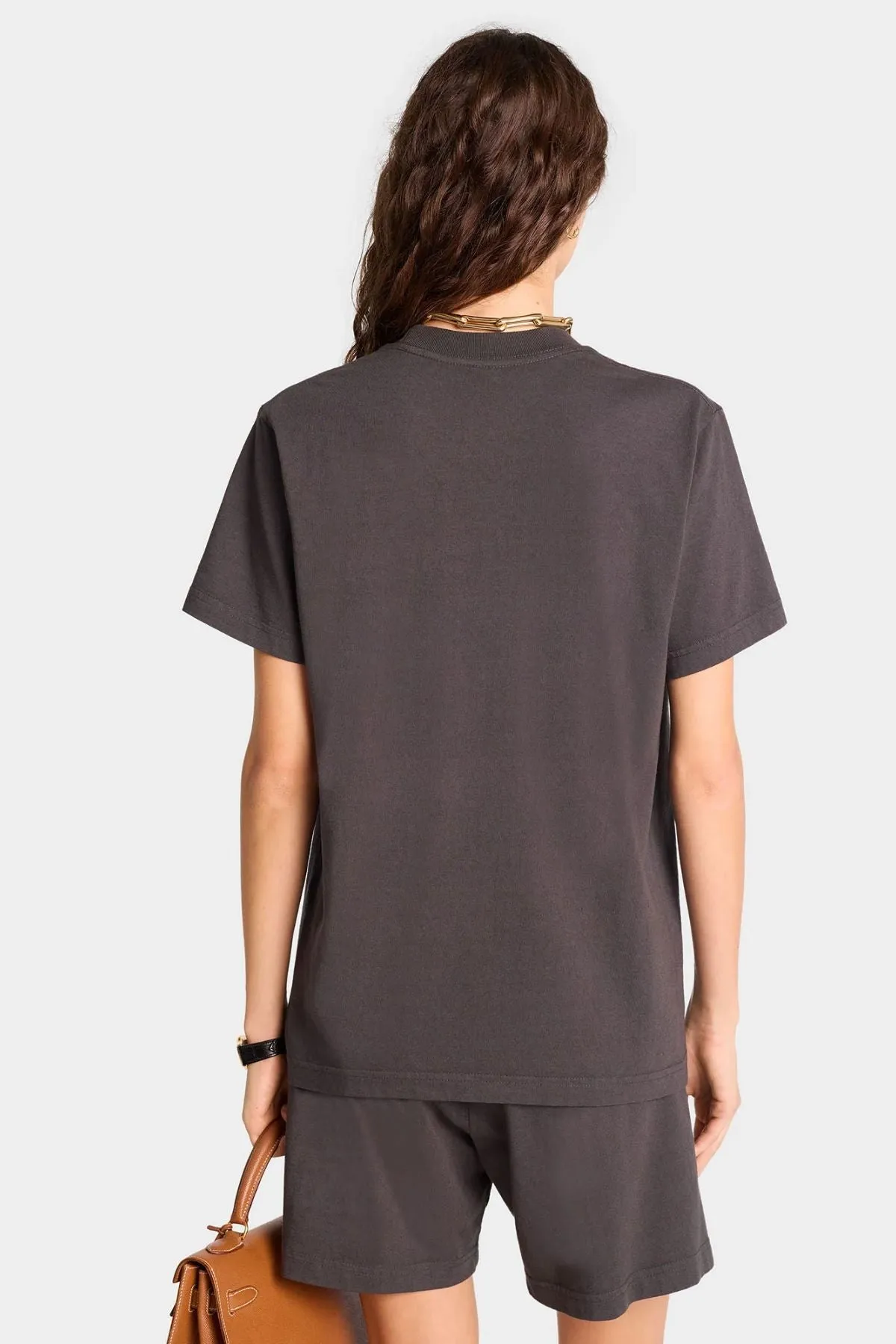 Womens Sporty & Rich Sporty & Rich California T-Shirt - Faded Black/ Spring Green