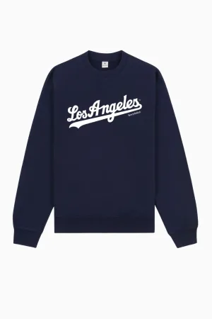 Womens Sporty & Rich Sporty & Rich Dodgers Crewneck - Dark Navy