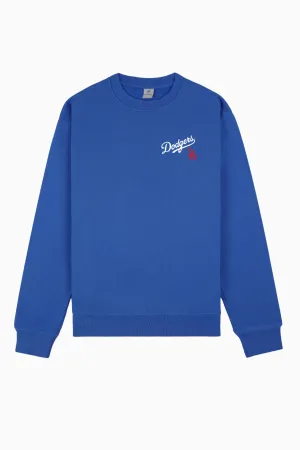 Womens Sporty & Rich Sporty & Rich Dodgers Serif Crewneck - Team Blue