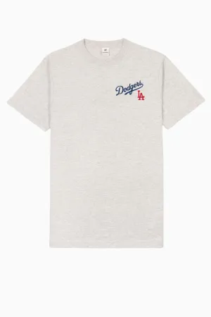 Womens Sporty & Rich Sporty & Rich Dodgers Serif T-Shirt - Heather Grey
