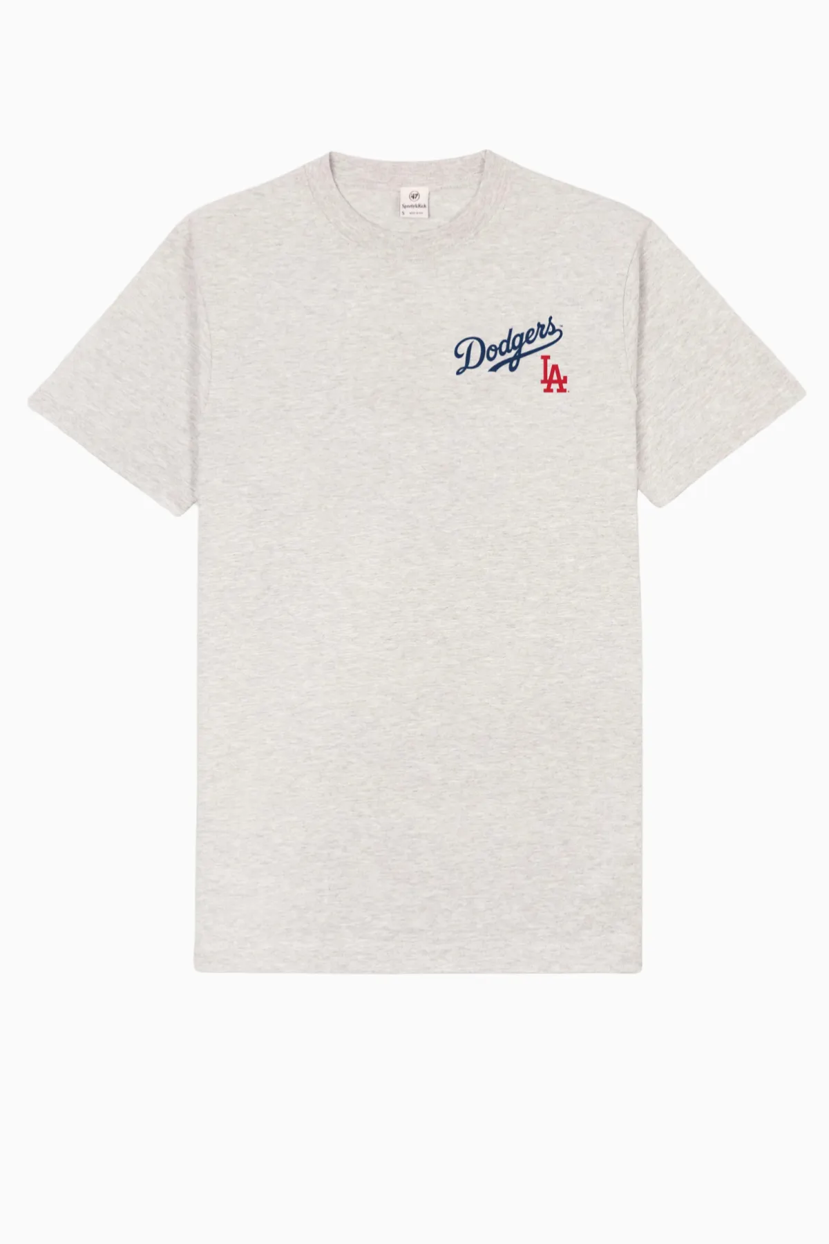 Womens Sporty & Rich Sporty & Rich Dodgers Serif T-Shirt - Heather Grey