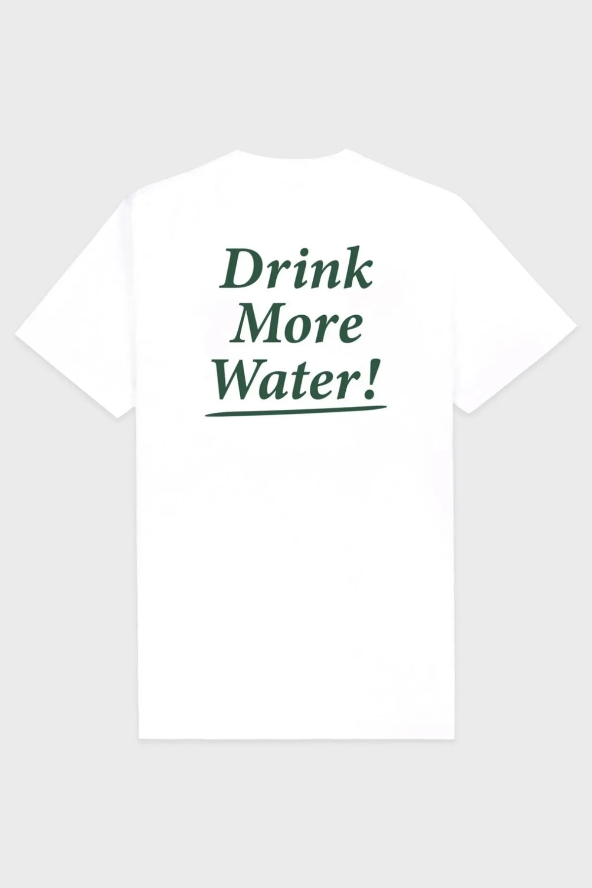 Womens Sporty & Rich Sporty & Rich Drink More Water T-Shirt - White