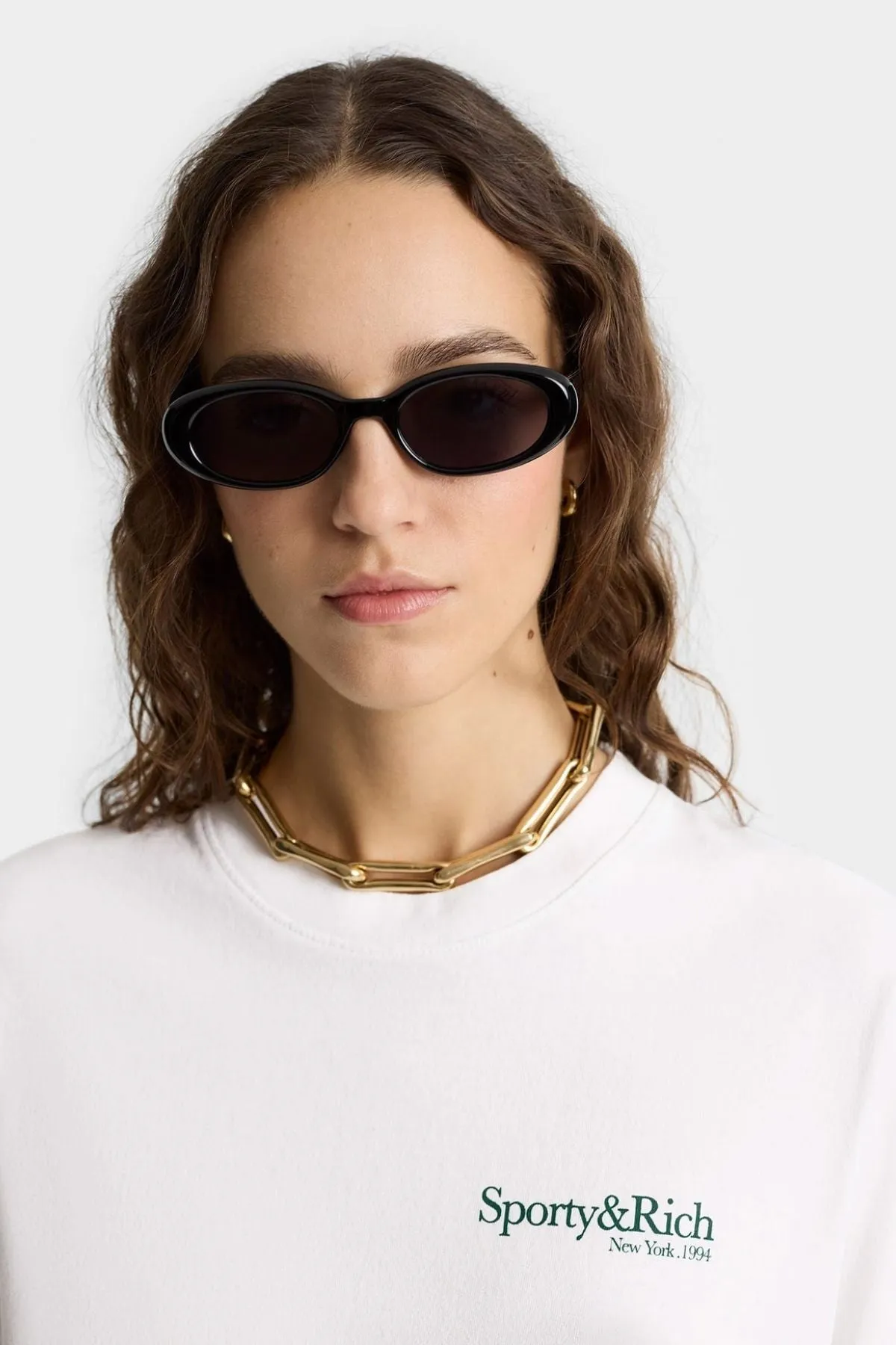 Womens Sporty & Rich Sporty & Rich Drink More Water T-Shirt - White