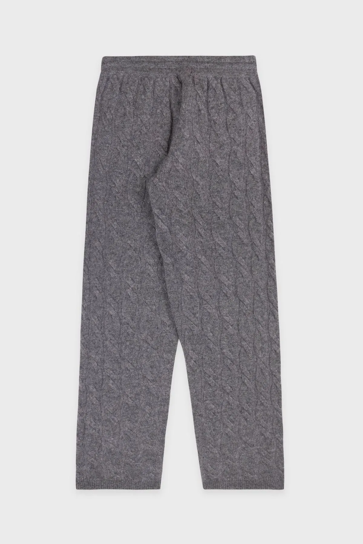 Womens Sporty & Rich Sporty & Rich Faubourg Cashmere Pants - Dark Grey/ White