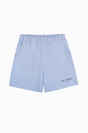 Womens Sporty & Rich Sporty & Rich Gym Short - Washed Hydrangea